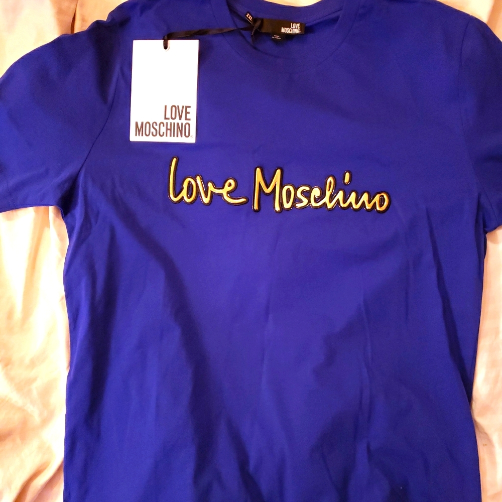 Love Moschino blue t-shirt for men (SOLD)